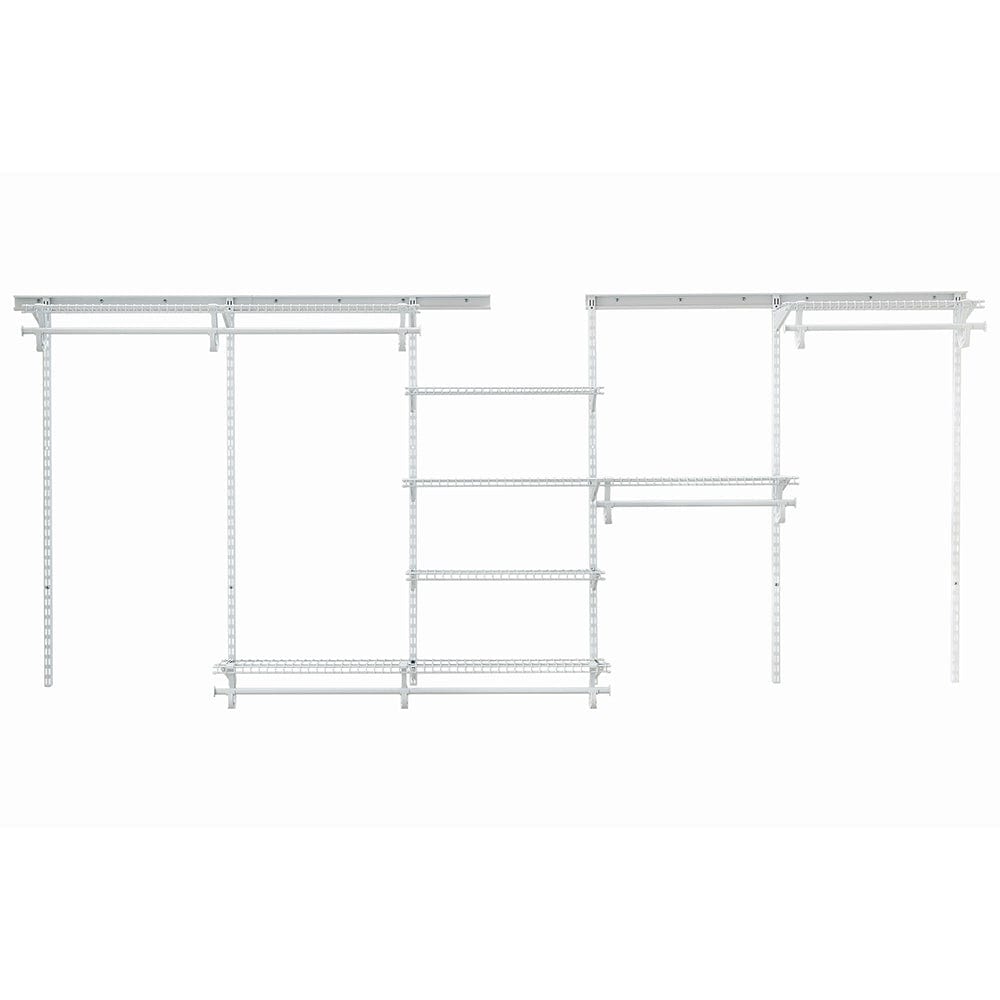 ShelfTrack 6-Shelf Adjustable Closet Organizer 7' - 10' W, W alt 0