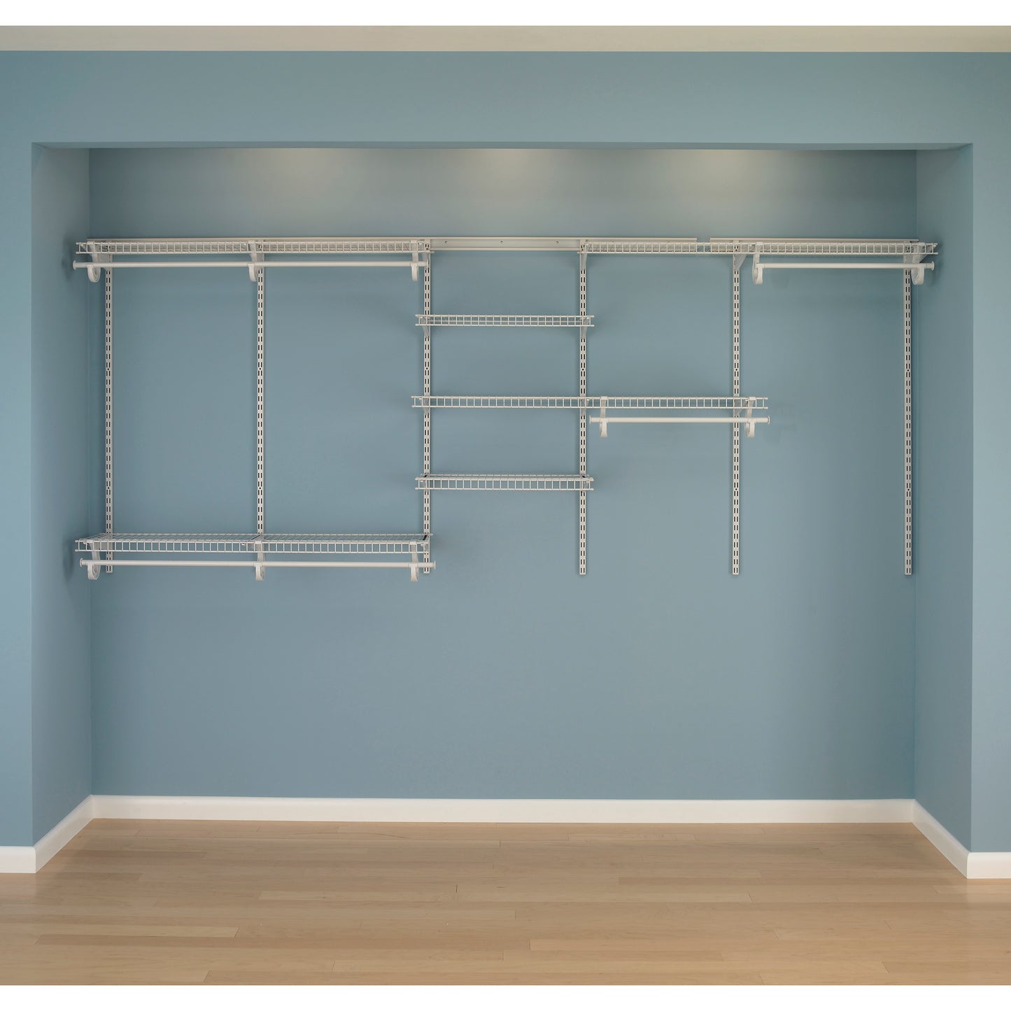 ShelfTrack 6-Shelf Adjustable Closet Organizer 7' - 10' W, W alt 1