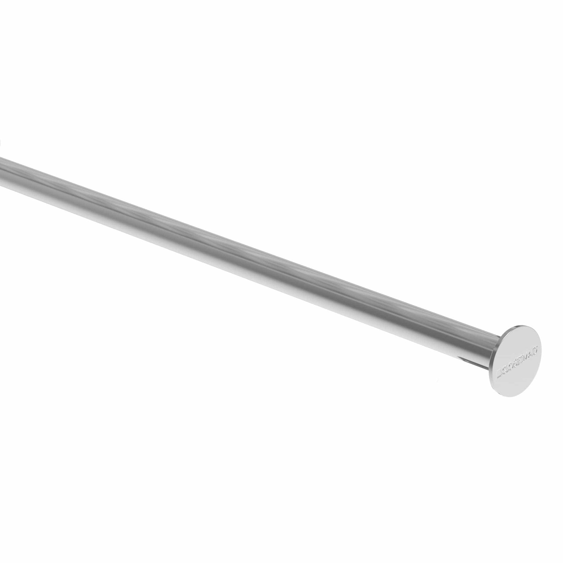 Premium Wood Shelf 52" - 96" W Hang Rod, Chrome alt 0