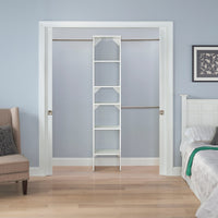 SuiteSymphony 16" W Starter Closet Tower Kit, Pure White alt 0