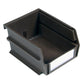 5-3/8" L x 4-1/8" W x 3" H Brown Stacking, Hanging, Interlocking Polypropylene Bins, 6 CT alt 0