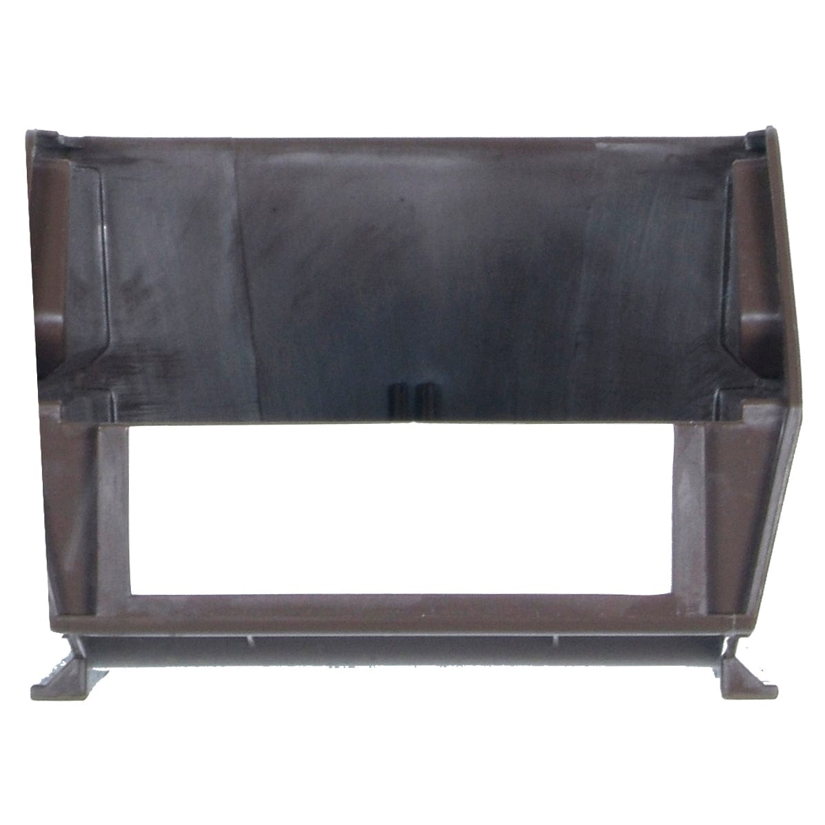 5-3/8" L x 4-1/8" W x 3" H Brown Stacking, Hanging, Interlocking Polypropylene Bins, 6 CT alt 0