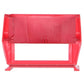 5-3/8" L x 4-1/8" W x 3" H Red Stacking, Hanging, Interlocking Polypropylene Bins, 6 CT alt 0