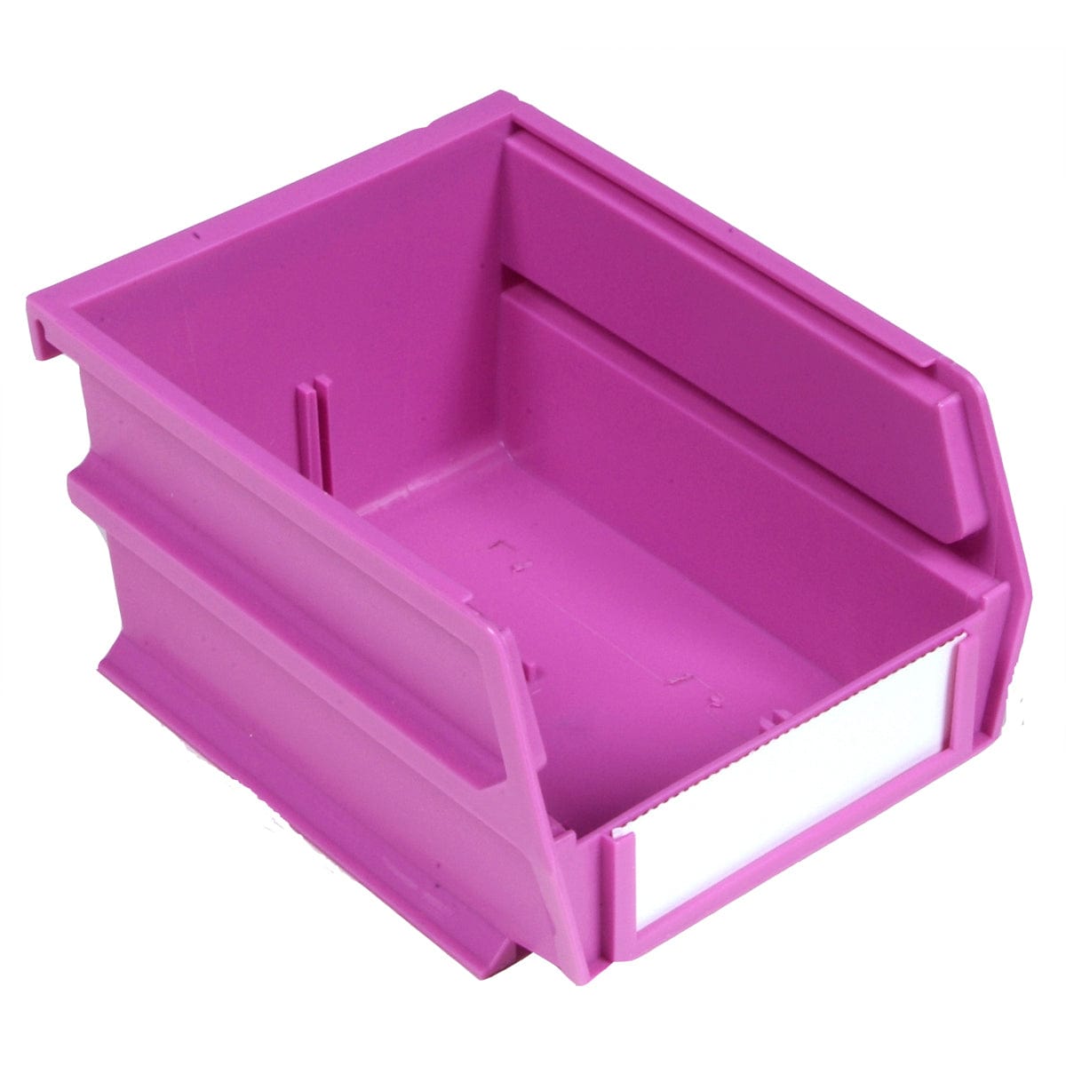 5-3/8" L x 4-1/8" W x 3" H Orchid Stacking, Hanging, Interlocking Polypropylene Bins, 10 CT alt 0
