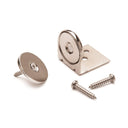 Stainless Steel Magnetic Latch with Bracket 1" Dia 40 lbs Holding Strength alt 0