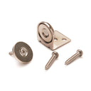 Stainless Steel Magnetic Latch with Bracket 3/4" Dia 20 lbs Holding Strength alt 0