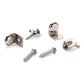 Stainless Steel Magnetic Latch with Bracket 1/2" Dia 10 lbs Holding Strength pair alt 0