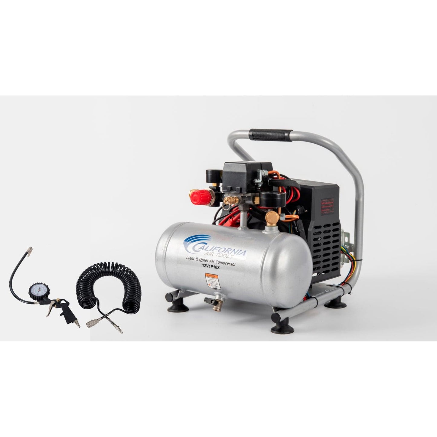 12V 1 Gallon Steel Tank Portable Air Compressor alt 0