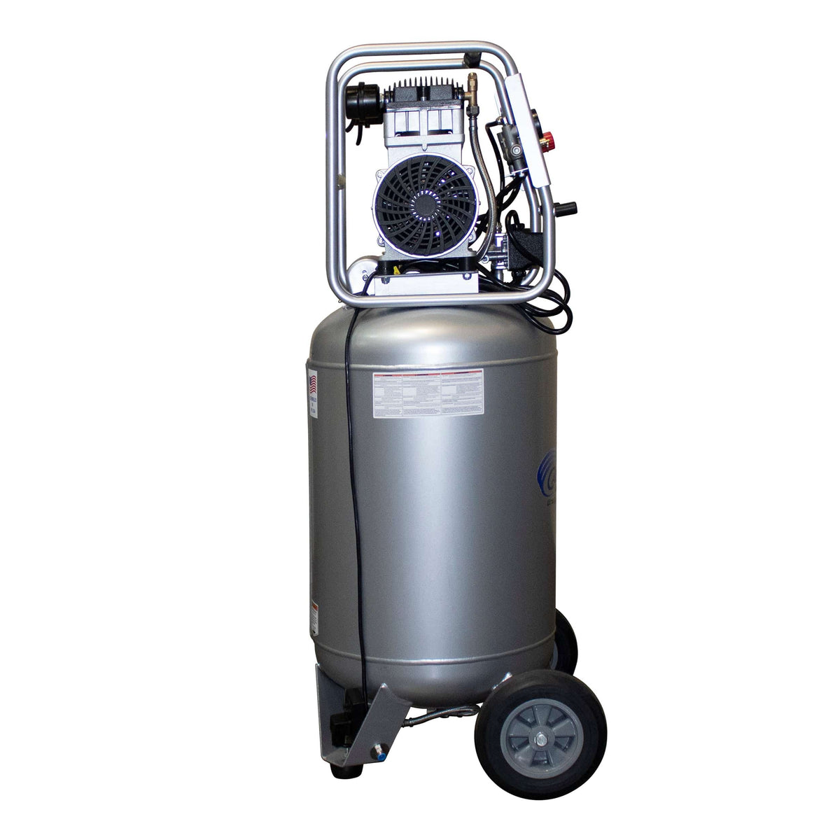 2HP 20 Gallon Oil-Free Steel Tank Air Compressor with Auto Drain Valve ...