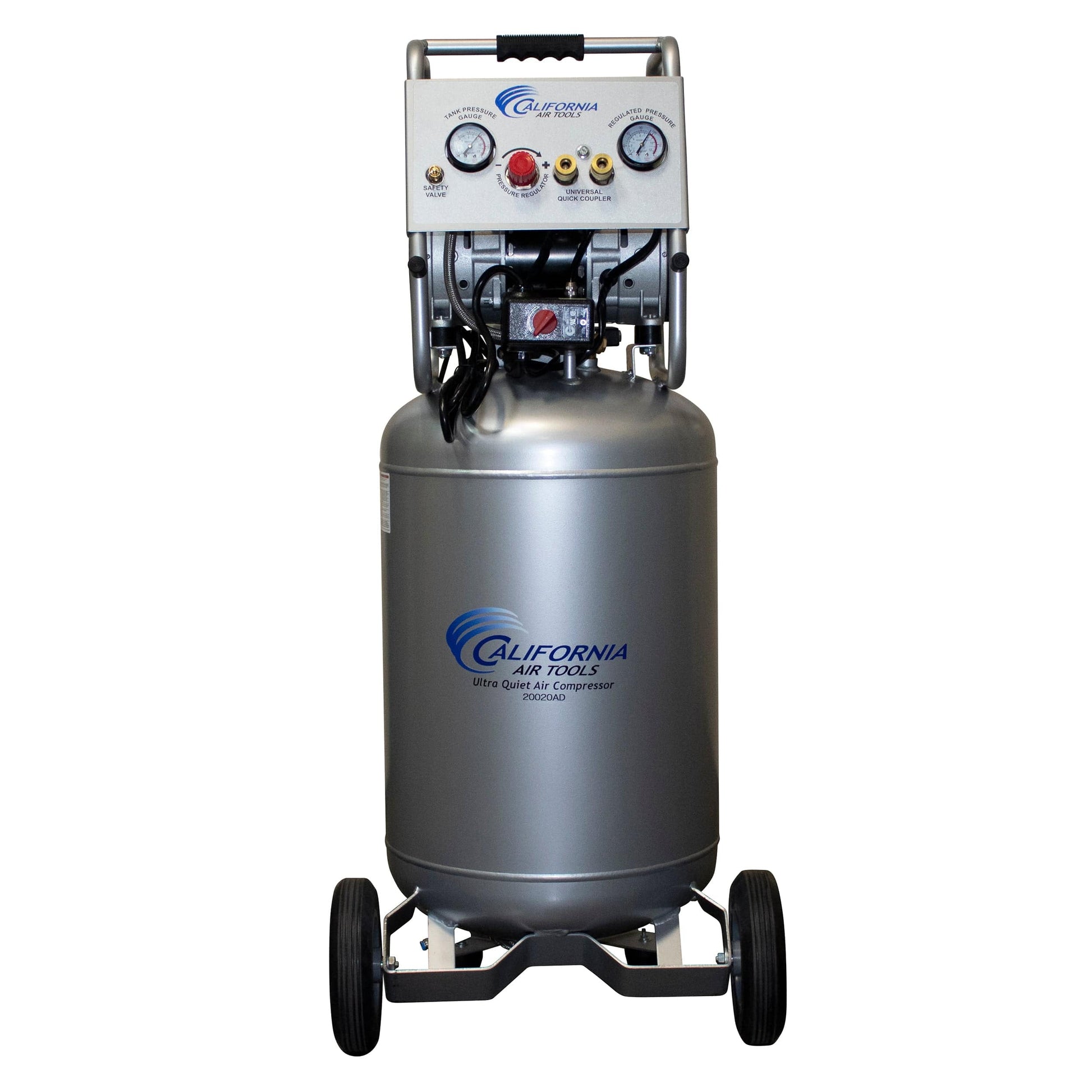 2HP 220V 20 Gallon Oil-Free Steel Tank Air Compressor with Auto Drain Valve alt 0