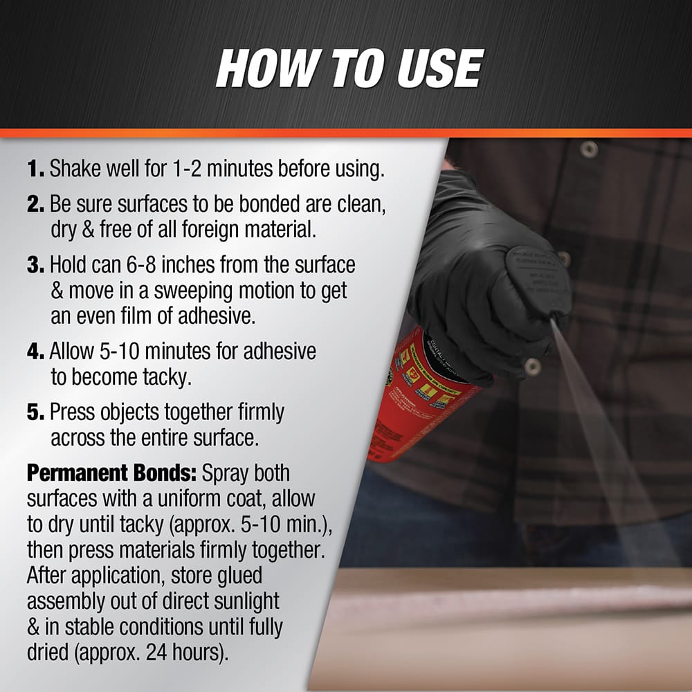 Original Contact Cement Spray - 14oz