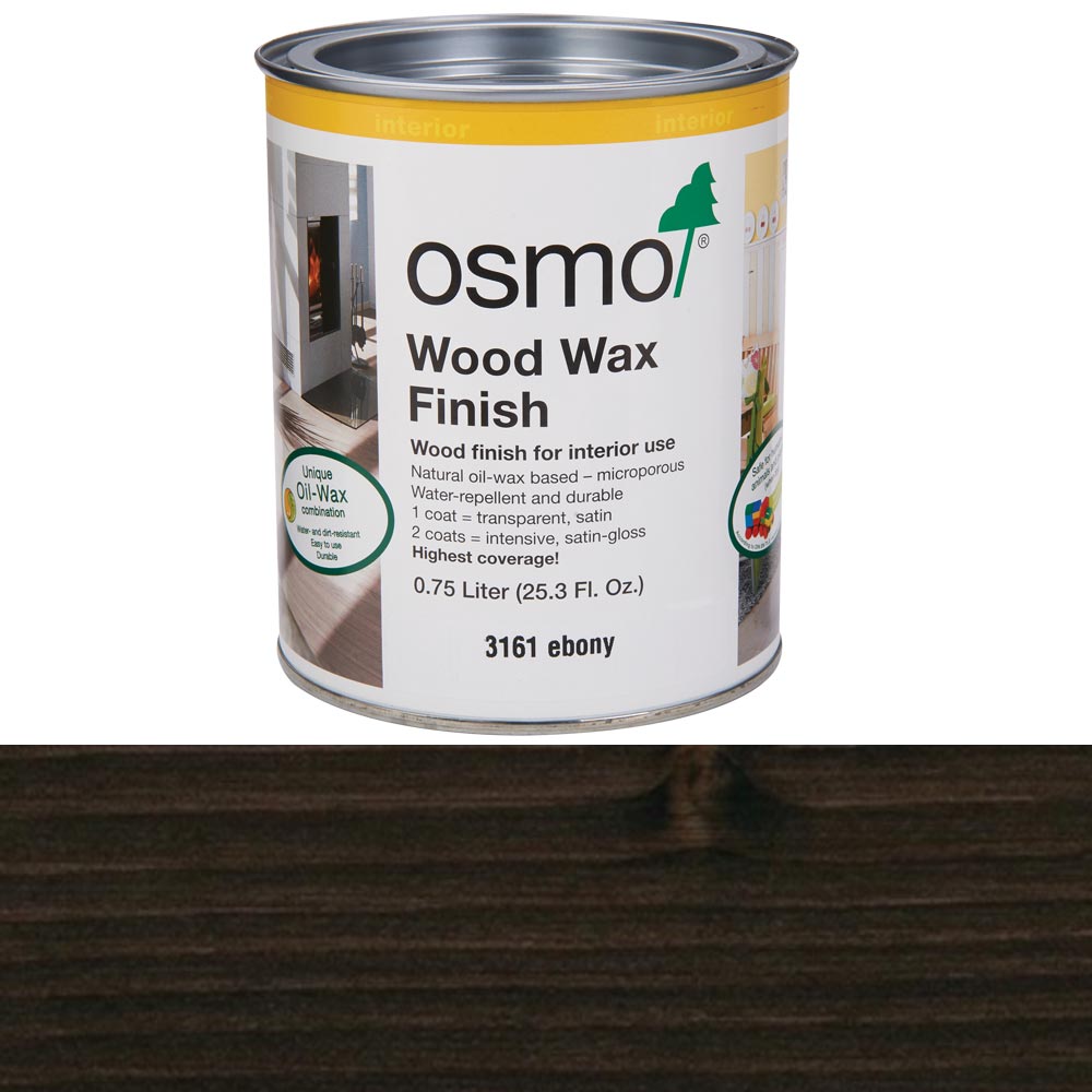 (H) Wood Wax Ebony 3161 .75 l              alt 0