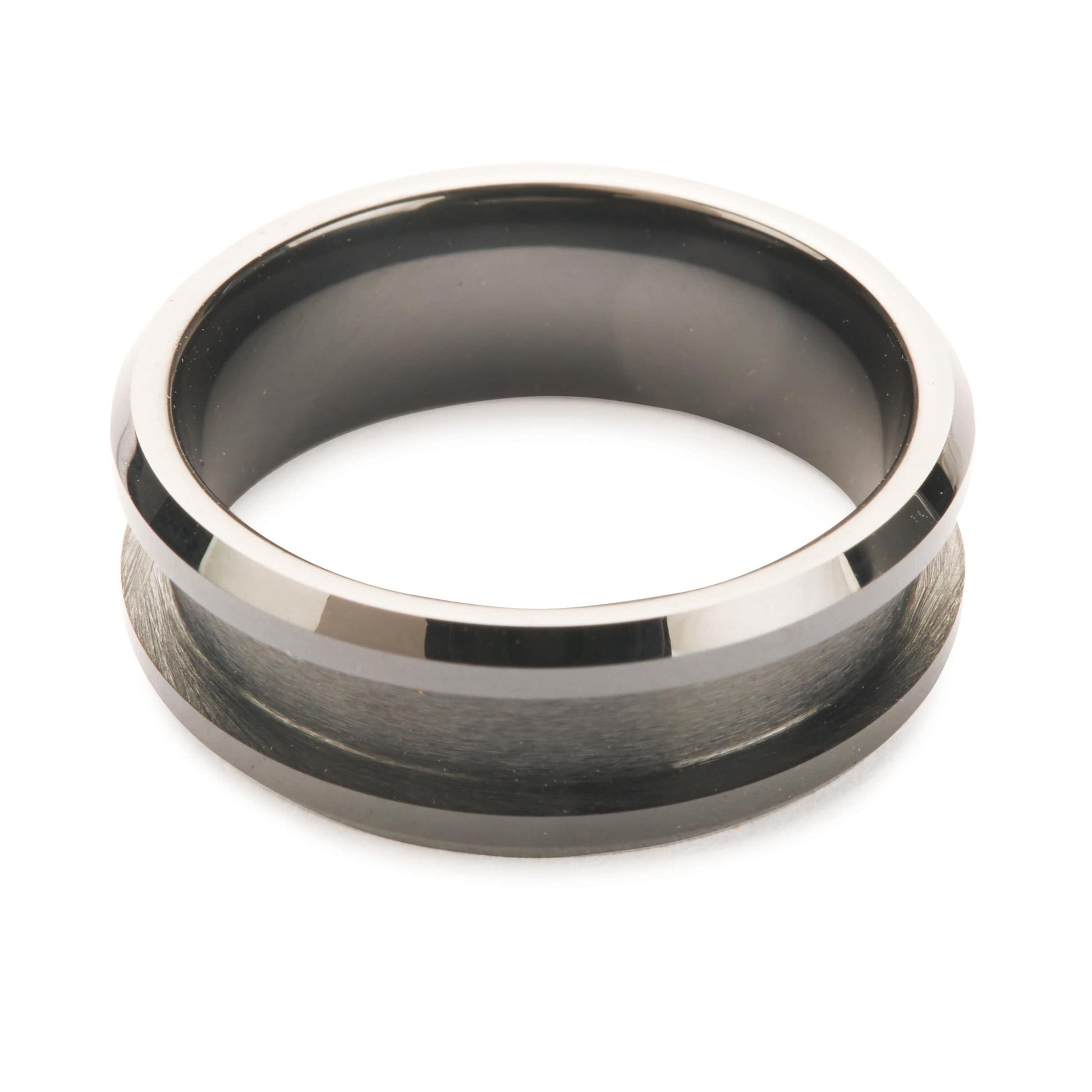 Black Ceramic Ring Core 8mm #9 alt 1