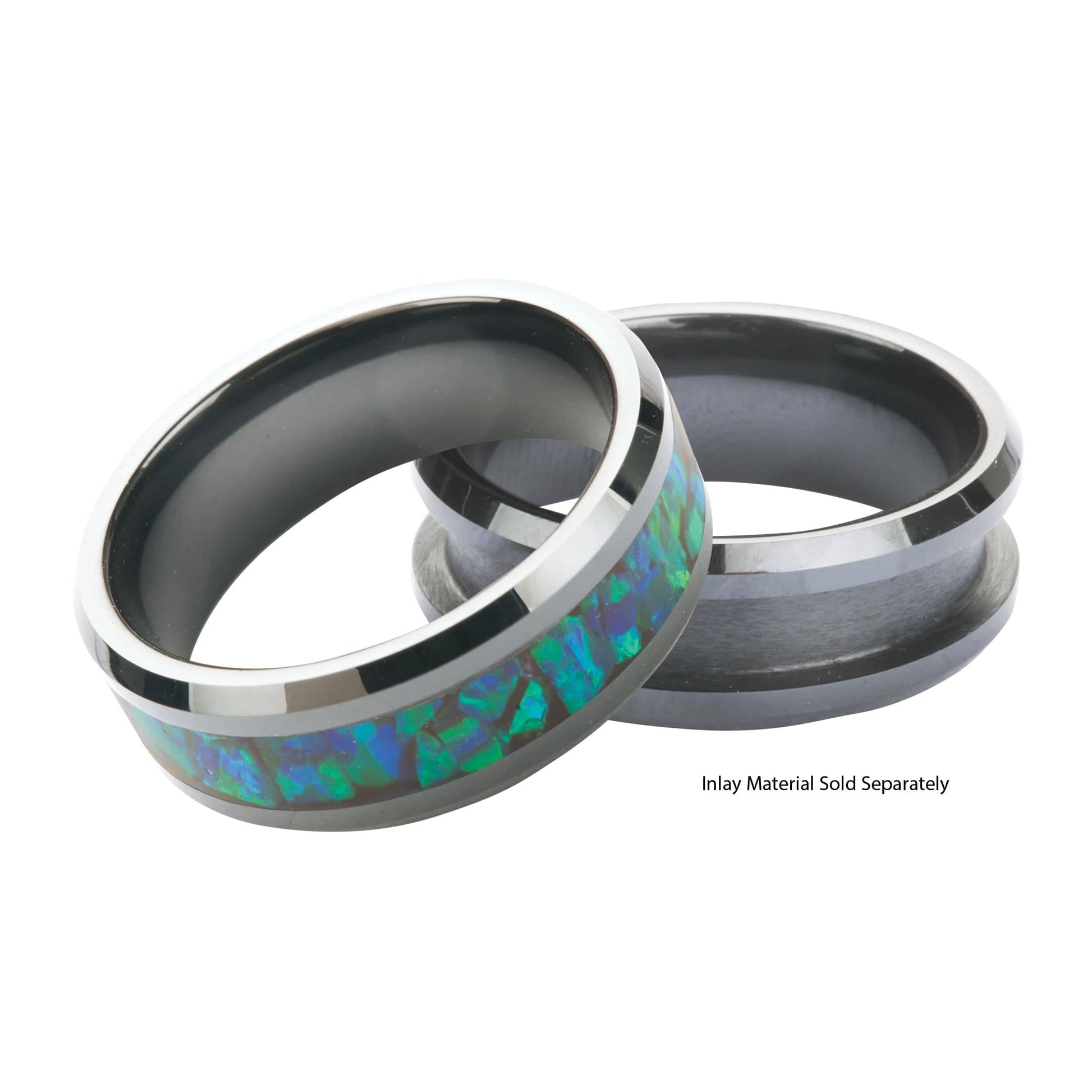 Black Ceramic Ring Core 8mm #9 alt 3