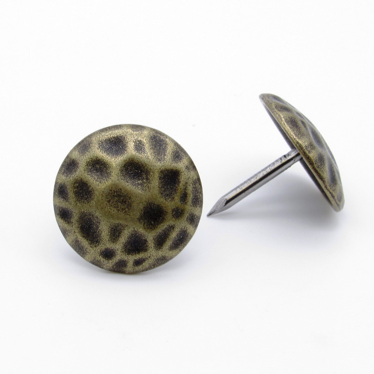 Round 1" Hammered Clavo Decorative Nail, 4-Pack, Brass Oxide alt 0
