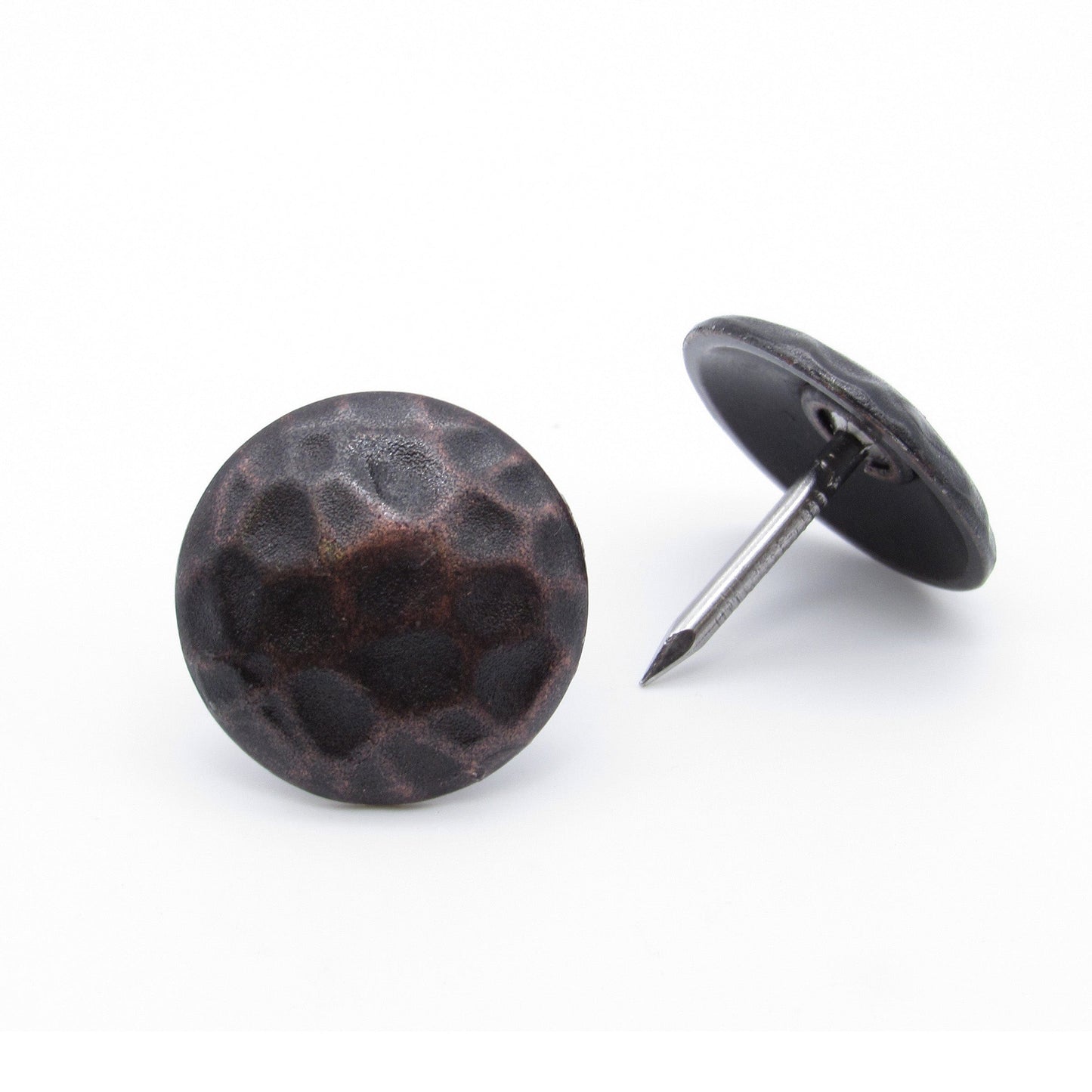 Round 1" Hammered Clavo Decorative Nail, 4-Pack, Oil Rubbed alt 0
