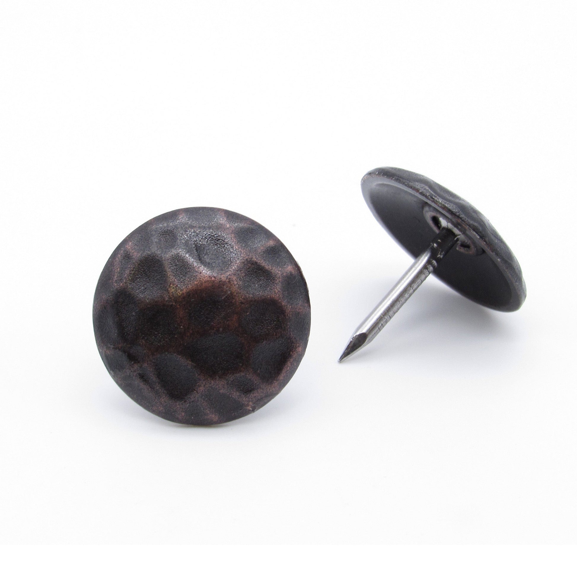 Round 1" Hammered Clavo Decorative Nail, 4-Pack, Oil Rubbed alt 0