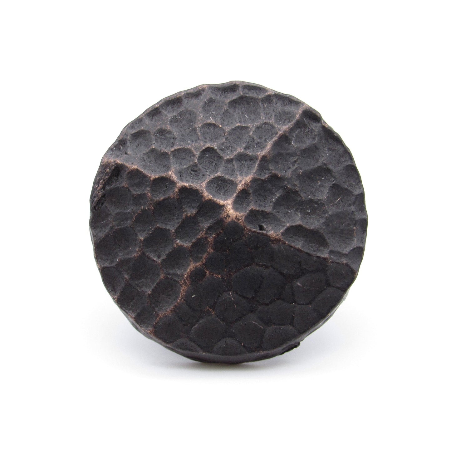 Round 1-1/4" Hammered Clavo Decorative Nail, 8-Pack, Oil Rub alt 0