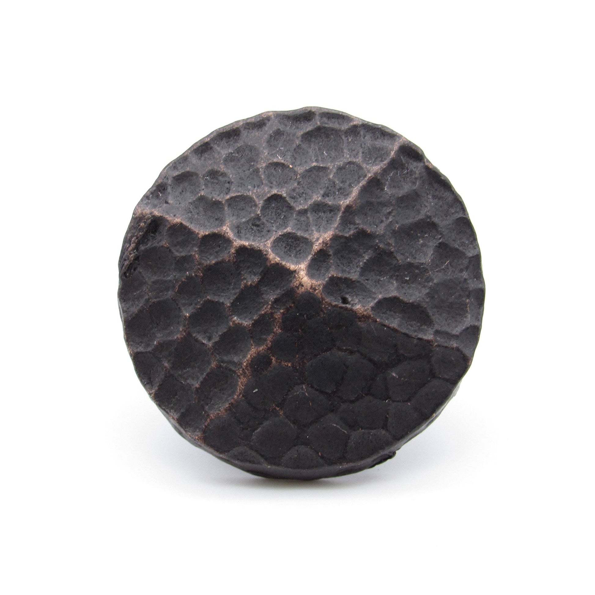 Round 1-1/4" Hammered Clavo Decorative Nail, 8-Pack, Oil Rub alt 0