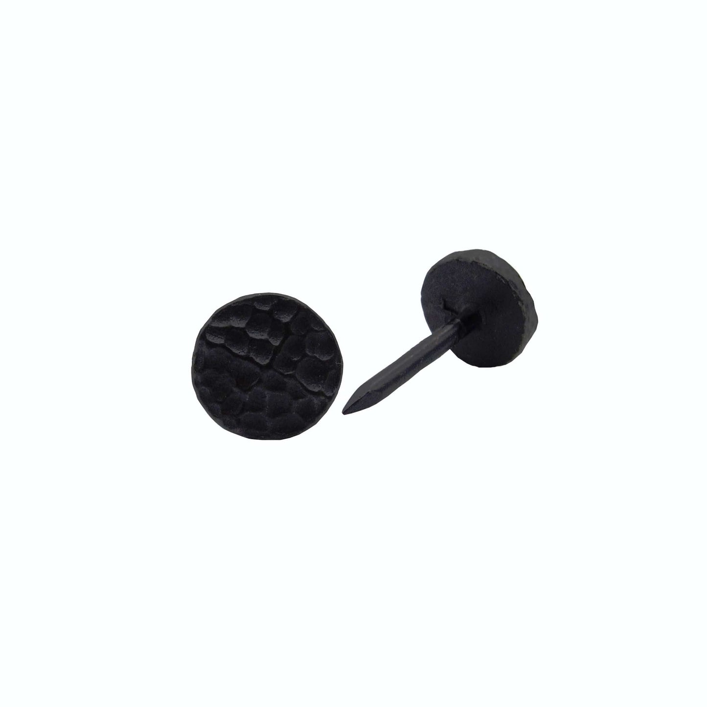 Round 1/2" Hammered Clavo Decorative Nail, 4-Pack, Black Oxi alt 0