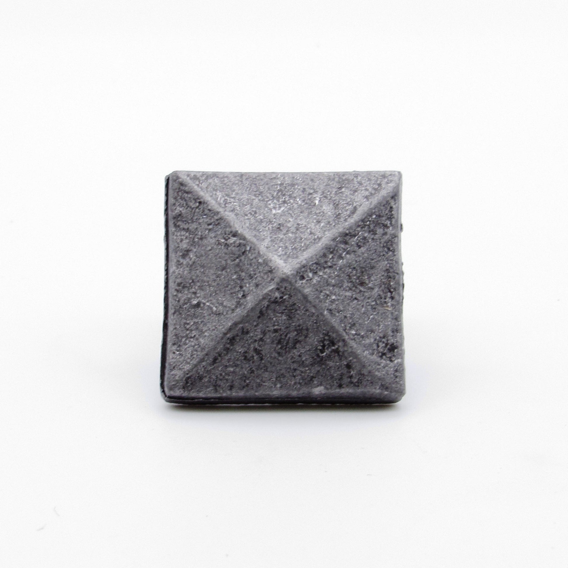 Square 1-1/8" Clavo Decorative Nail, 4-Pack, Pewter Oxide alt 0