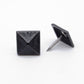 Square 3/4" Pyramid Clavo Decorative Nail, 8-Pack, Black Oxi alt 0