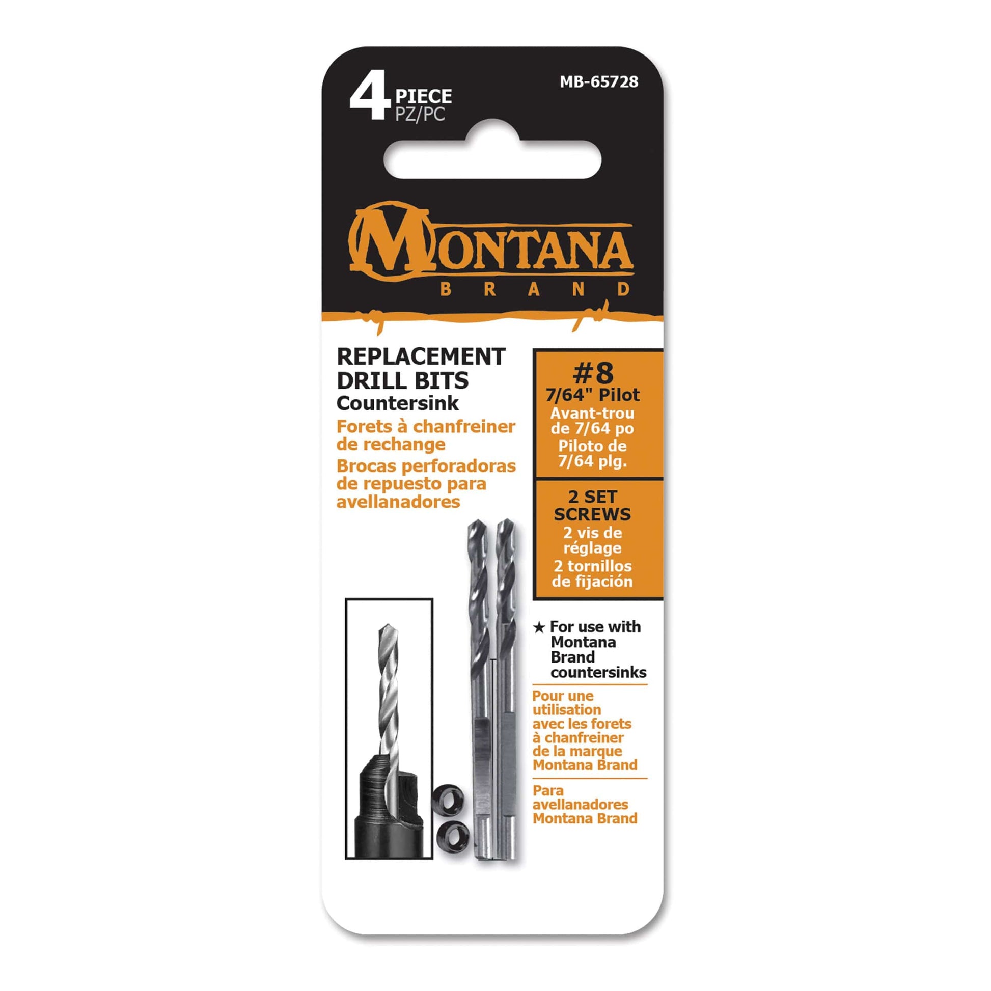 #8 Replacement Compact Drill Bits alt 1