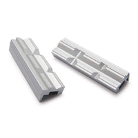 4" Aluminum Prismatic Vise Jaws - Pair alt 0