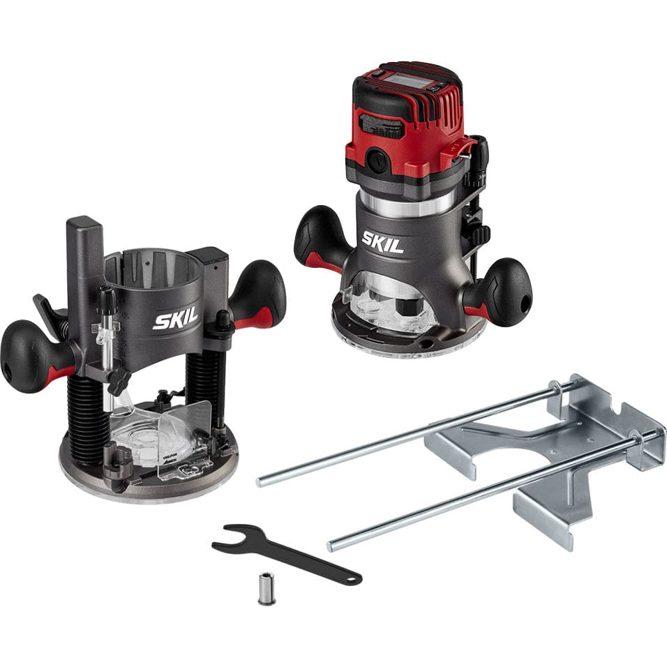 Skill Classic Router Guide SKIL 14A Plunge & Fixed Base Router with LCD | Woodcraft