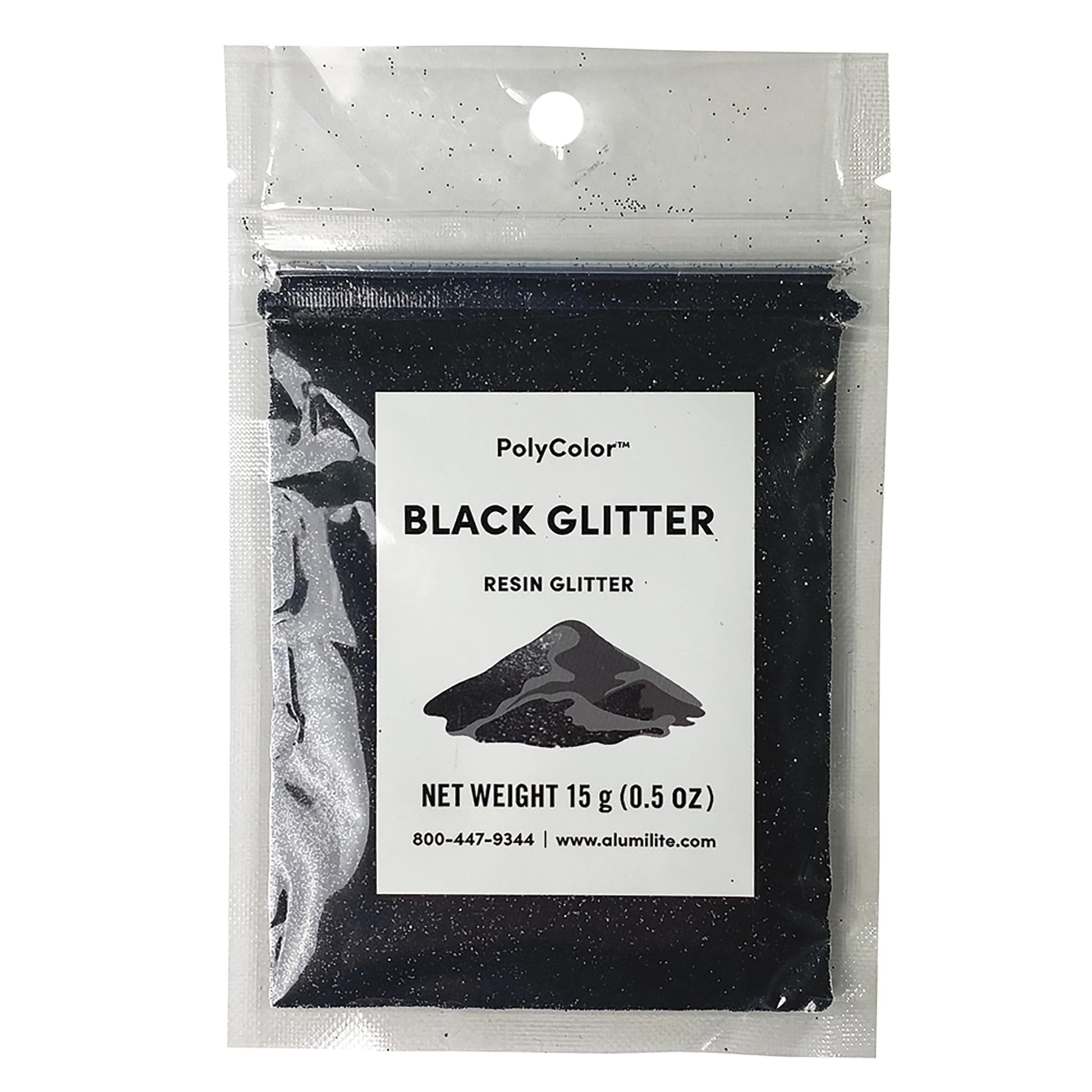 PolyColor Resin Glitter Black 15-Gram alt 0
