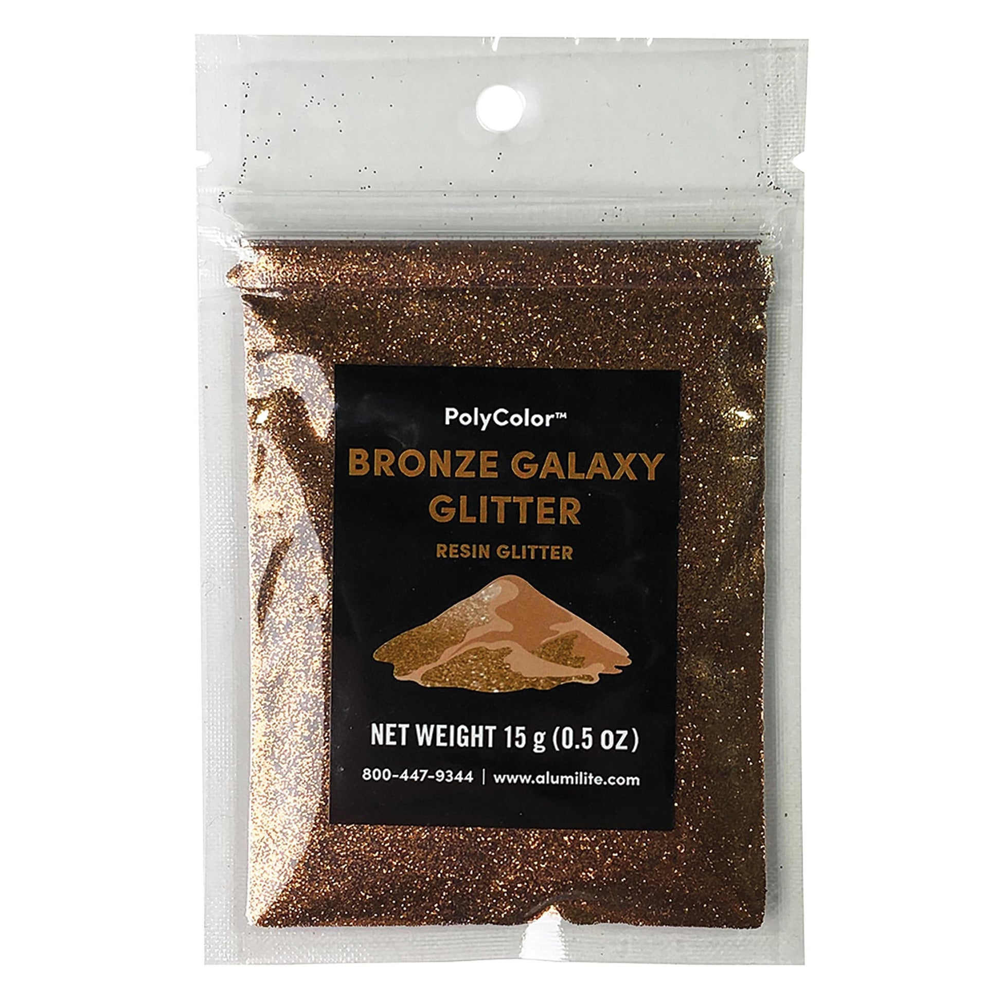 15 gram Bronze PolyColor Resin Glitter alt 0