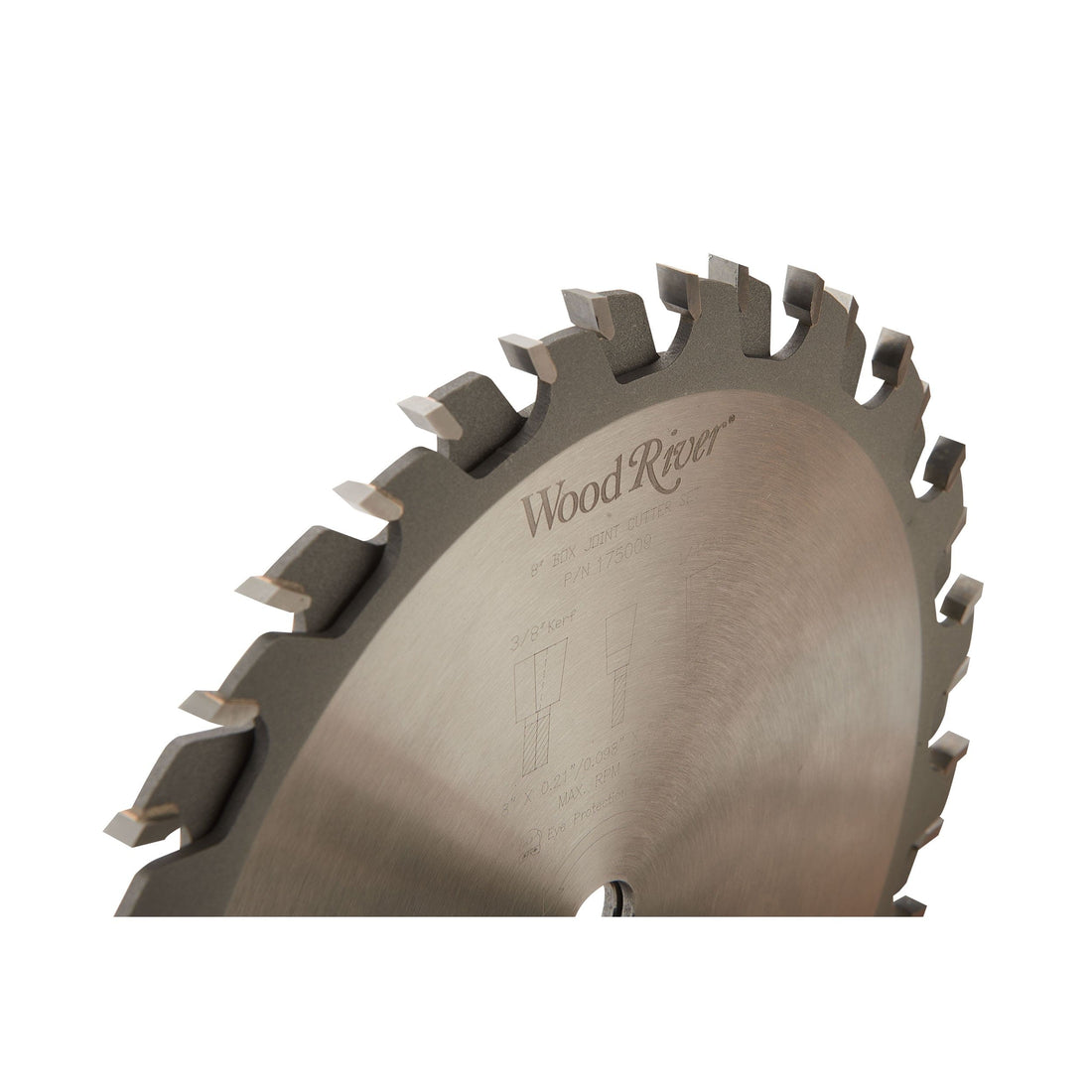 WoodRiver Box Joint Blade Set 8" x 5/8" Bore x 20T FTG Woodcraft