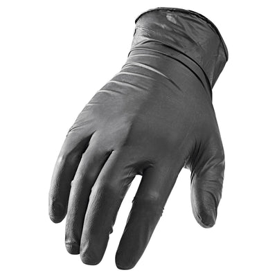 NI-FLEX Disposable Gloves - 5mil - Black - Medium - 100 Piece alt 0