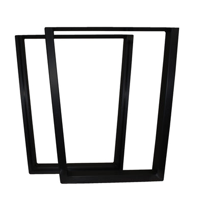 "V" Slab Legs 28" High Black Pair alt 0