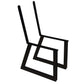 Bench Legs with Back Rest Black Pair alt 0