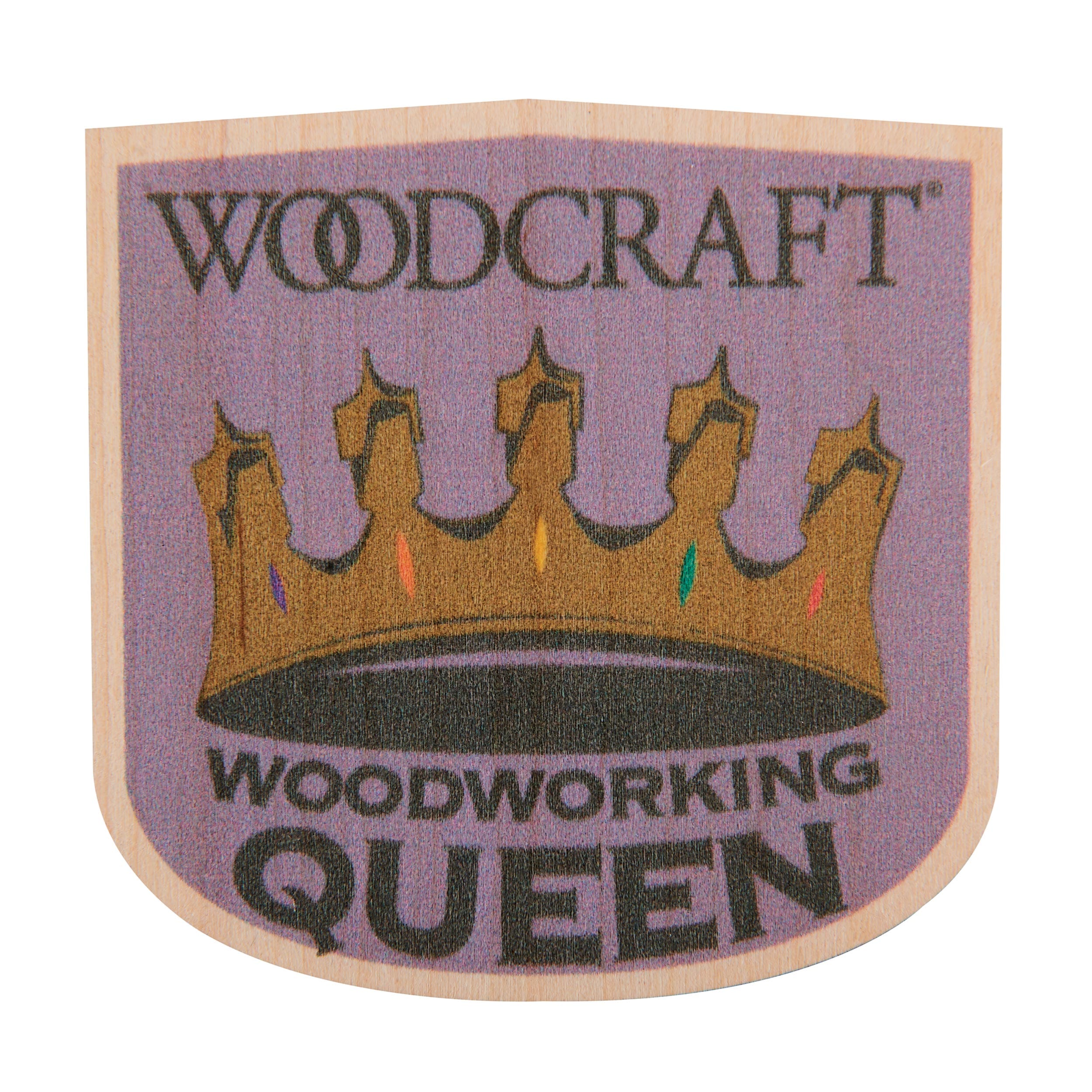 Woodworking Queen Maple Sticker | Woodcraft