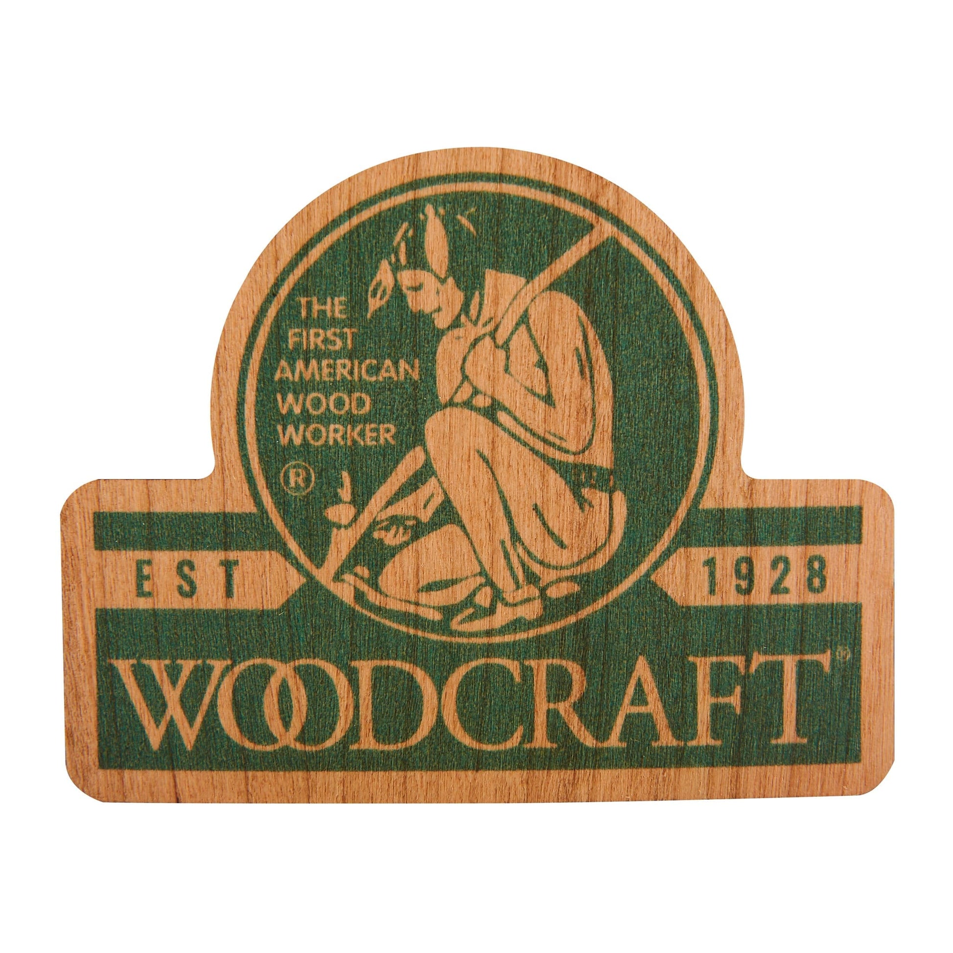 Native American Woodworker Cherry Sticker alt 0