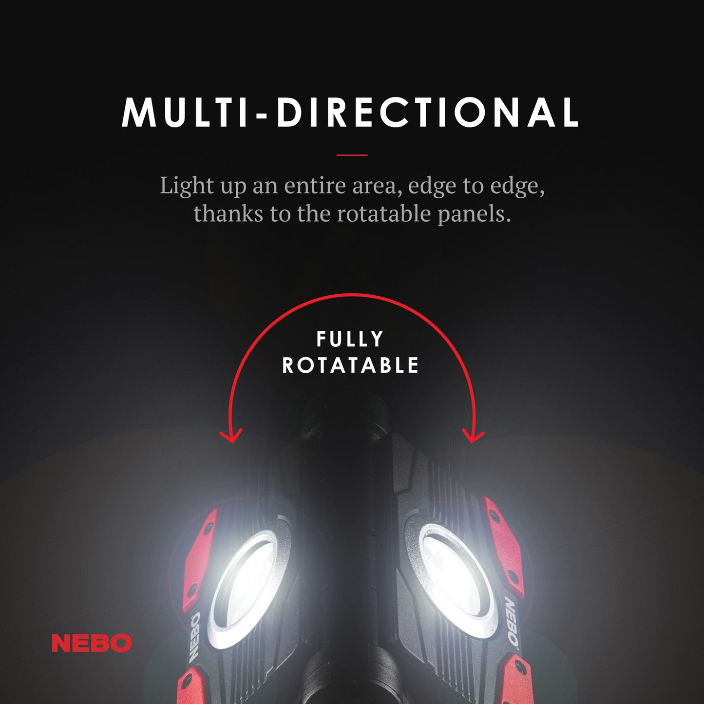 Omni2K Multi-Directional 2000 Lumen Portable Work Light alt 0