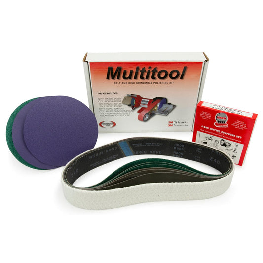 2" x 36" Belt, 7" Disc, Metal Working Belt and Disc Starter Kit alt 0