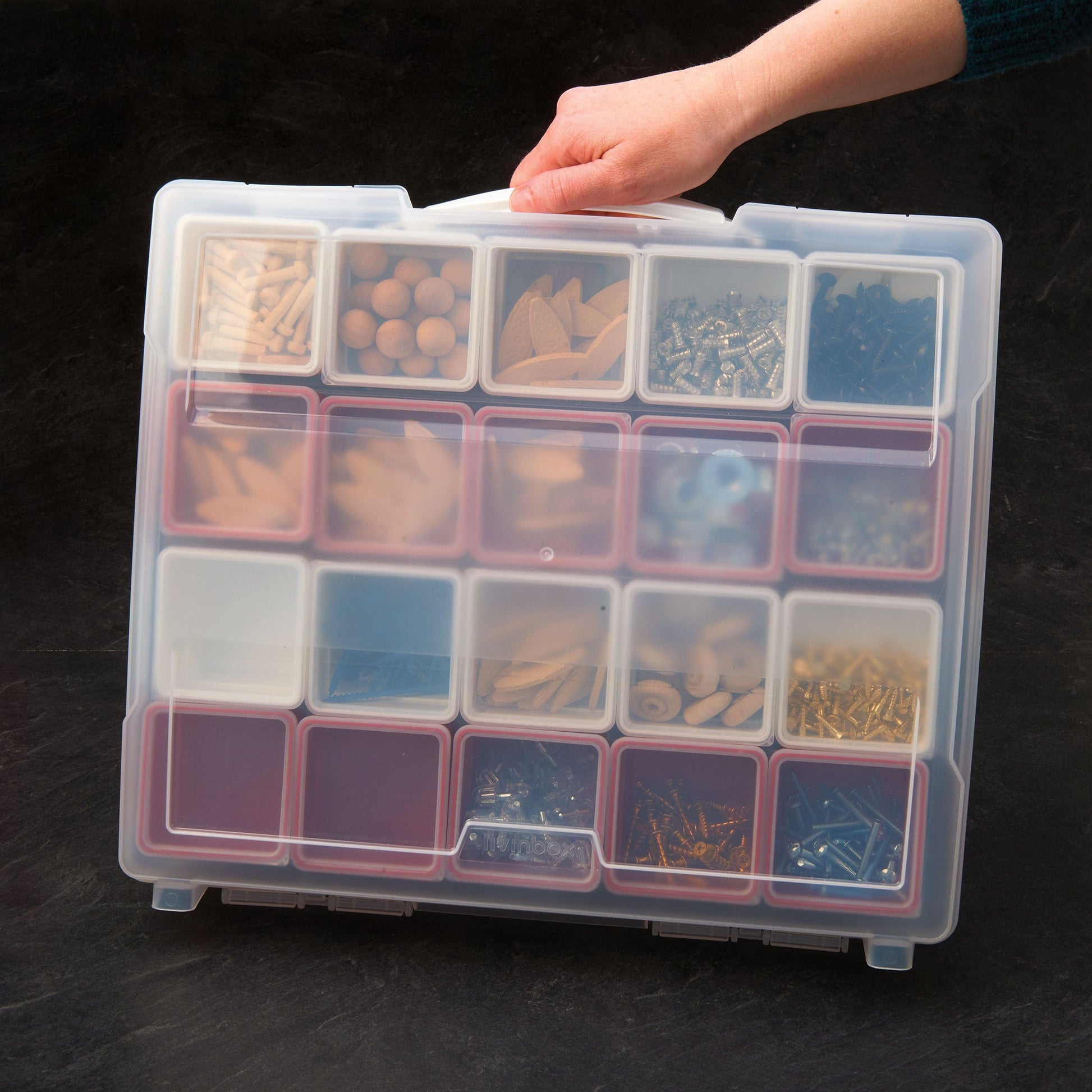 Shop Small Parts Organizer - Plastic Case