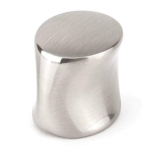 Contemporary Knob, 1-3/16" x 7/8", Brushed Nickel alt 0