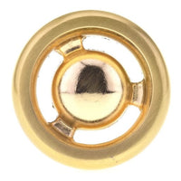 Eclectic Knob, 1-13/32" D, Satin Brass alt 0