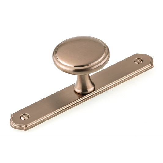 Transitional Knob, 1-9/16" D, Champagne Bronze alt 0