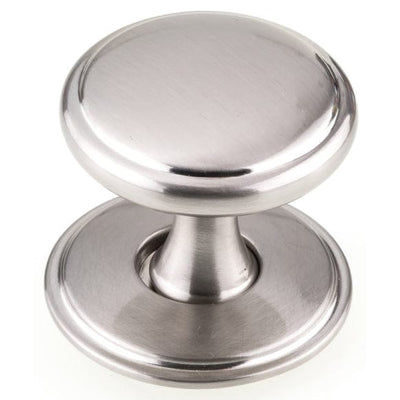 Transitional Knob, 1-9/16" D, Brushed Nickel alt 0