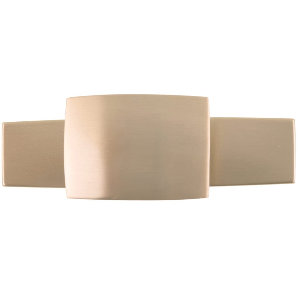 Contemporary Knob, 3-17/32" x 1-7/32", Champagne Bronze alt 0