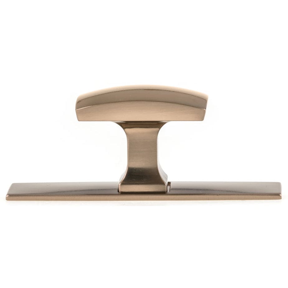 Contemporary Knob, 3-17/32" x 1-7/32", Champagne Bronze alt 0