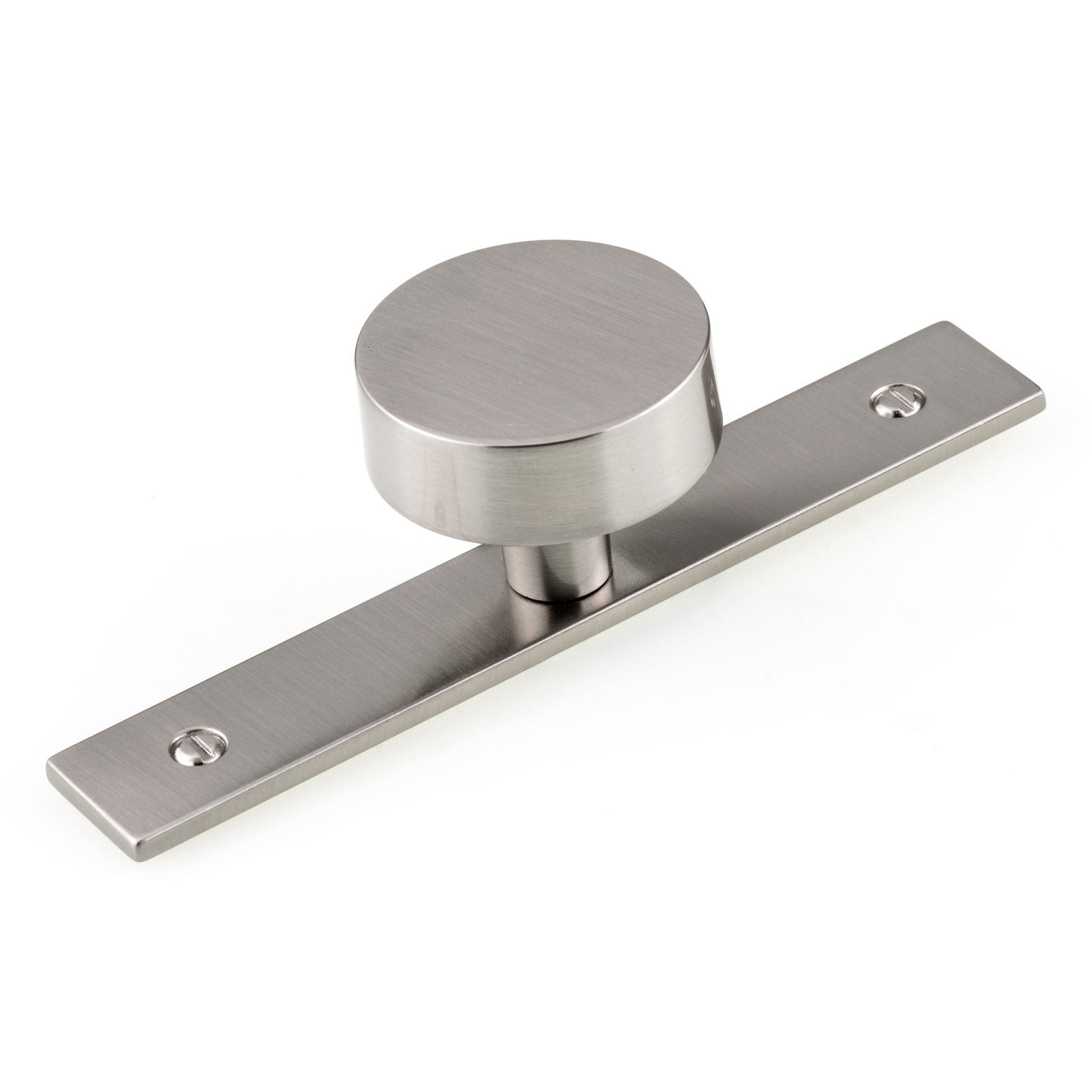 Contemporary Knob, 1-9/16" D, Brushed Nickel alt 0