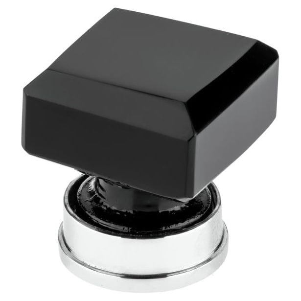 Eclectic Knob, 1-5/16" x 1-5/16", Black alt 0