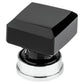 Eclectic Knob, 1-5/16" x 1-5/16", Black alt 0