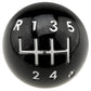 Eclectic Knob, 1-15/32" D, Black alt 1